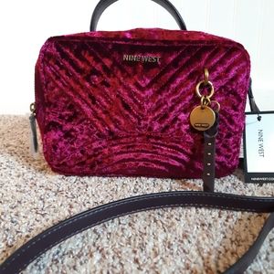 🛑Sunday Sale! Nine West Dark Garnet Mini Bag NWT